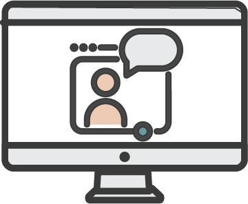 Illustration of a chat bubble