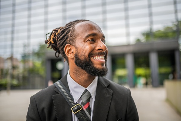 Portrait Of A Happy Young Black Entrepreneur