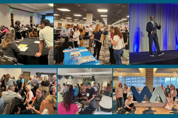 Collage of photos from the 2025 Annual Wellness Summit