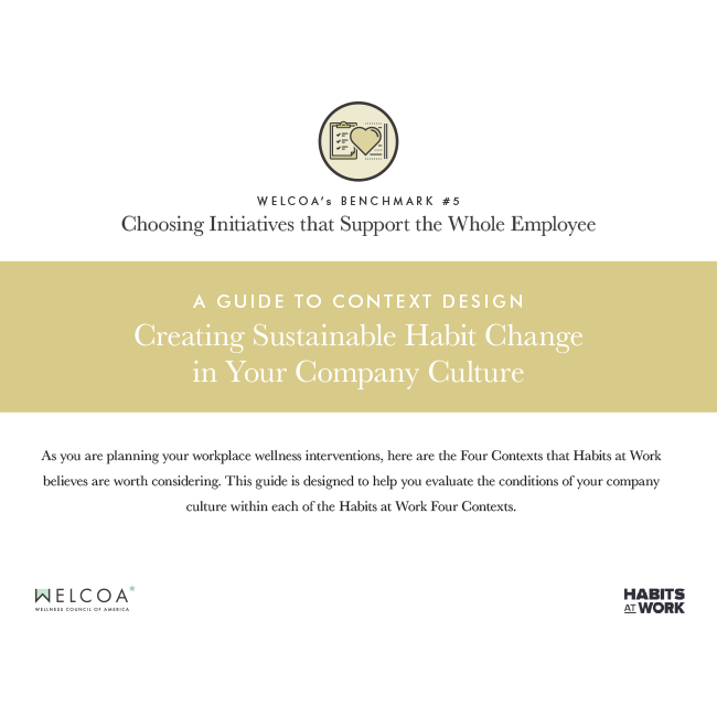 Creating Sustainable Habit Change in Your Company Culture