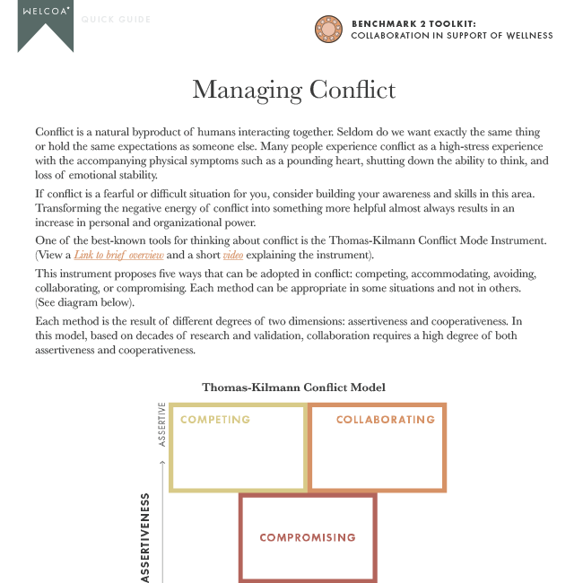 Managing Conflict