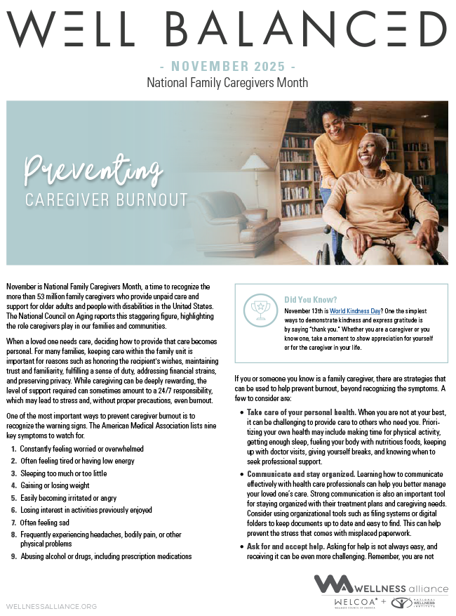 Well Balanced: November 2025