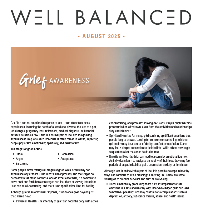 Well Balanced: August 2025