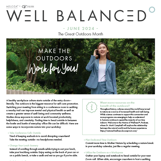 Well Balanced: June 2024