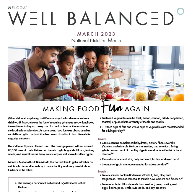 Well Balanced: March 2023