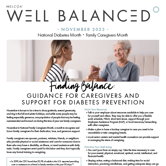 Well Balanced: November 2023