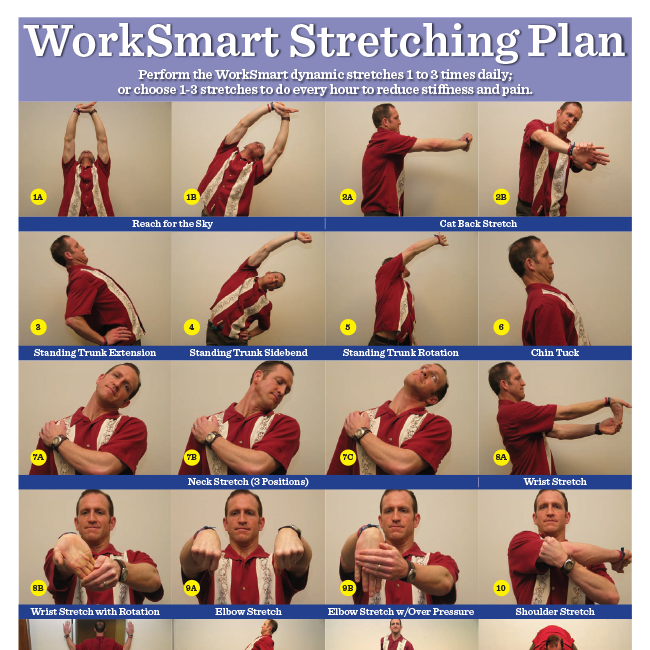 WorkSmart Stretching Poster